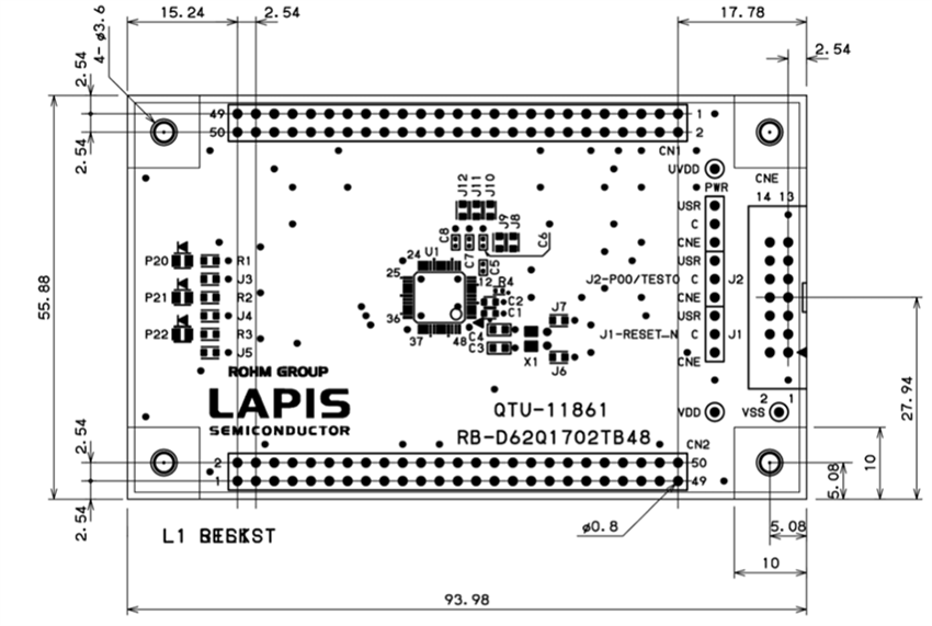 ROHM Semiconductor RB-D62Q1702TB48リファレンスボード